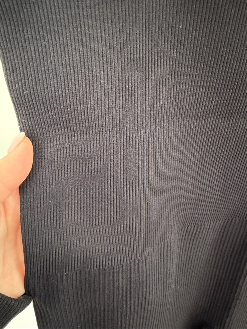 Black Ribbed Romper - NWOT - Picture 3 of 5